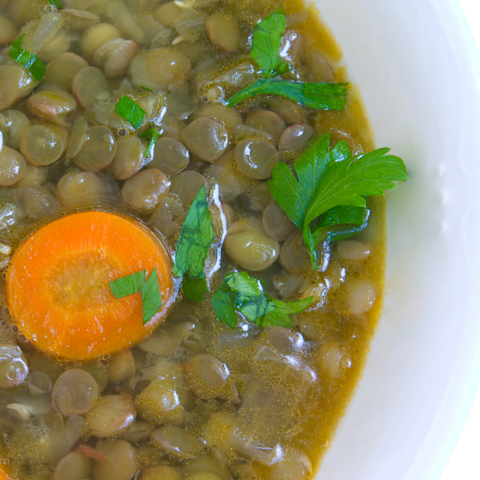 Good Luck Soup - aka - Lentil Soup