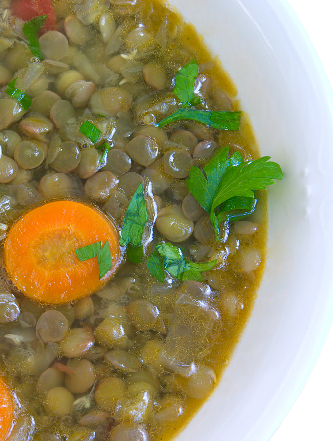 Grandma’s Good Luck Lentil Soup