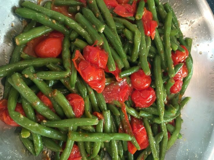 Fresh Green Beans with Cherry Tomatoes - Try this on the Side! - Julia ...