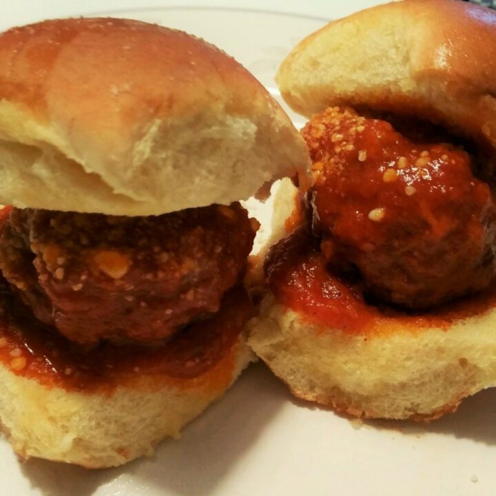 Meatball Sliders - A Home Run!