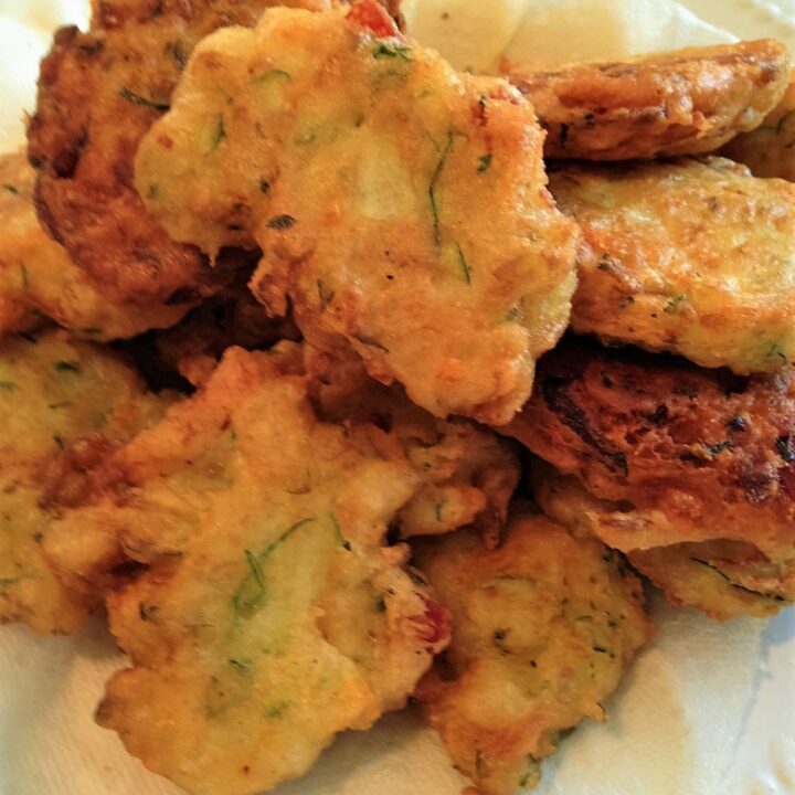 Mom's (aka Julia) Zucchini Fritters