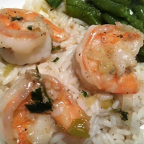 Garlicky Shrimp Scampi - Mom's Favorite