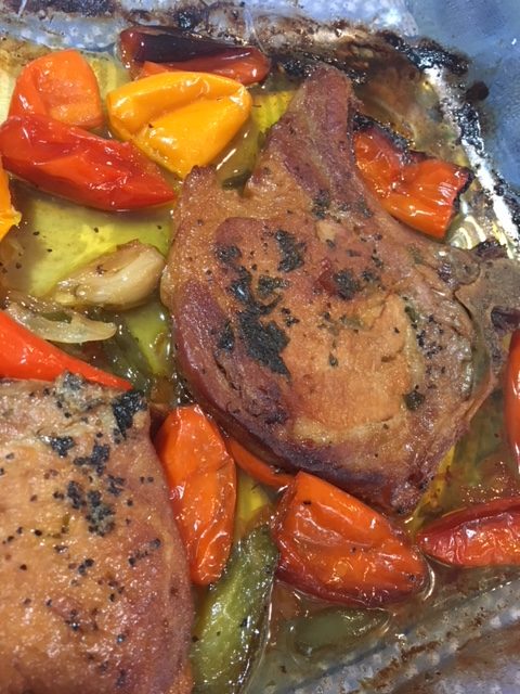 Italian Baked Pork chops